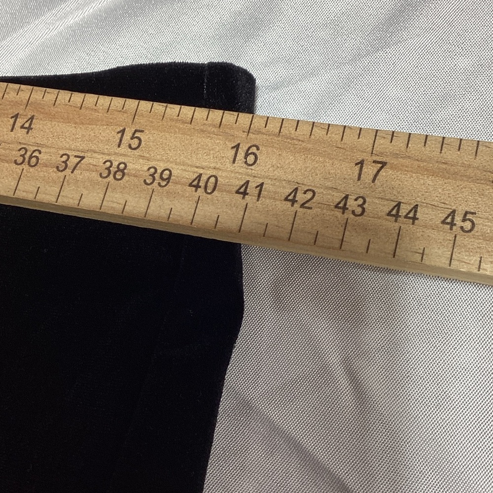 Free People Black velvet Flare Pants size medium - Picture 12 of 12